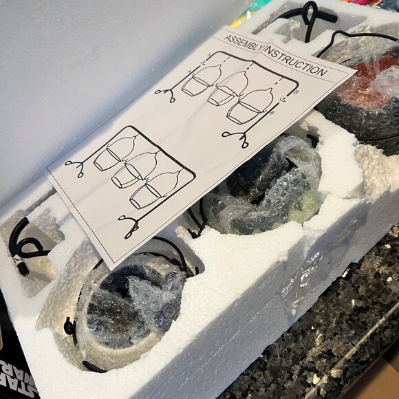 Halloween Bowl Decorations Set 3-Piece Hanging Ramekins with Holder - Picture 6 of 6